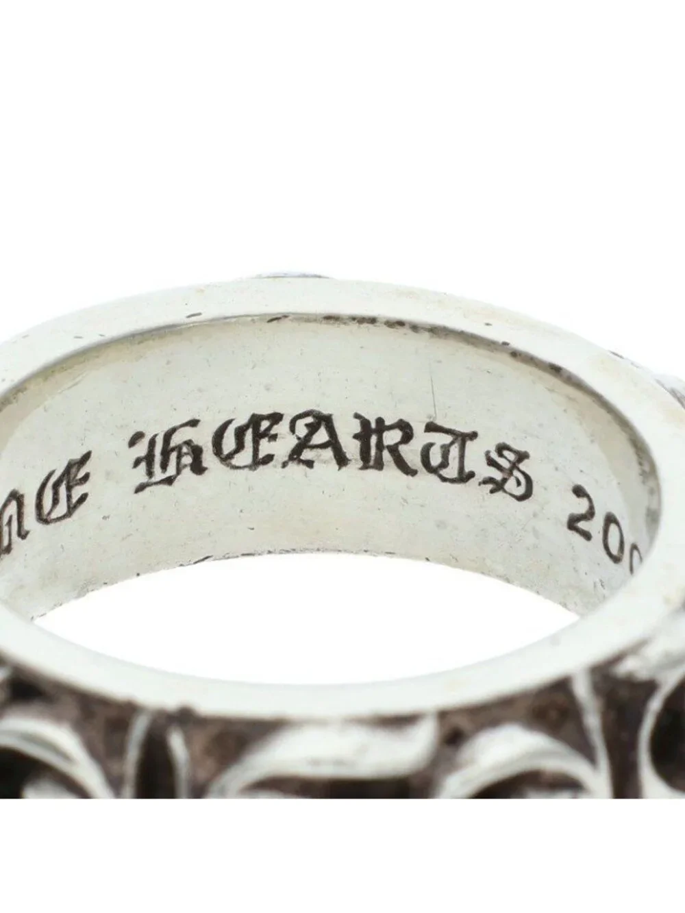 Chrome Hearts Etrnity Vine Band Eternity Silver Ring